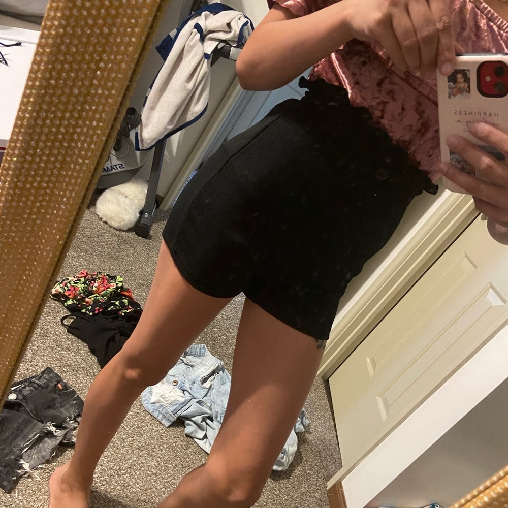 High waisted shorts